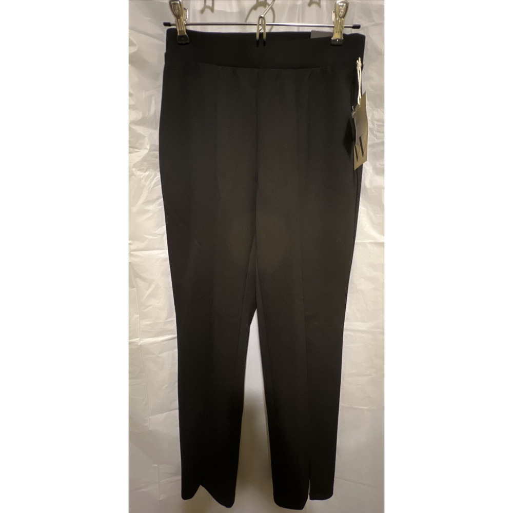 WORTHINGTON Ponte Pants Woman Black Pull On Trouser Ultra Stretch Size PXS NWT